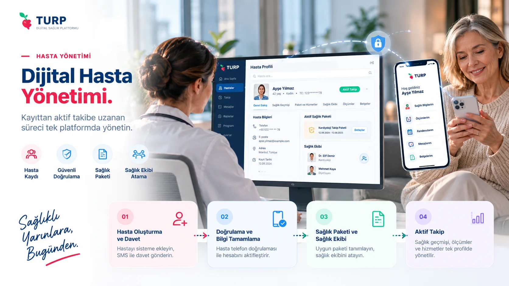 Dijital Hasta Yönetimi: Kayıttan Aktif Takibe Tek Platform