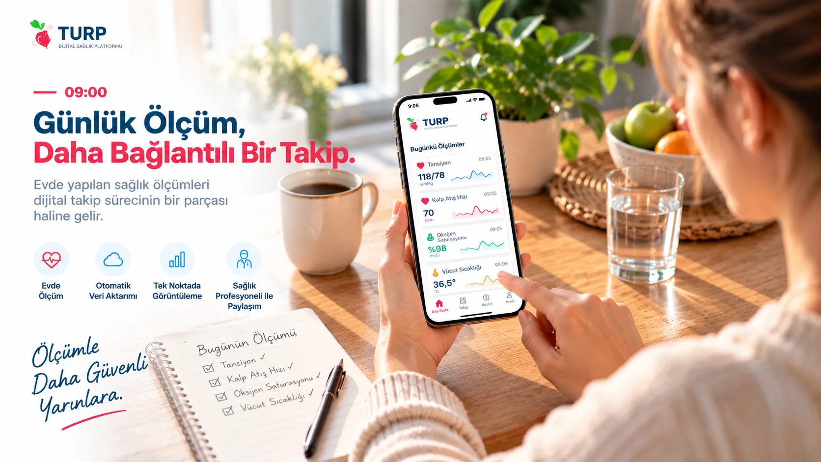 Evde Sağlık Ölçümü ve Dijital Takip: Veriler Nasıl Bir Araya Geliyor?