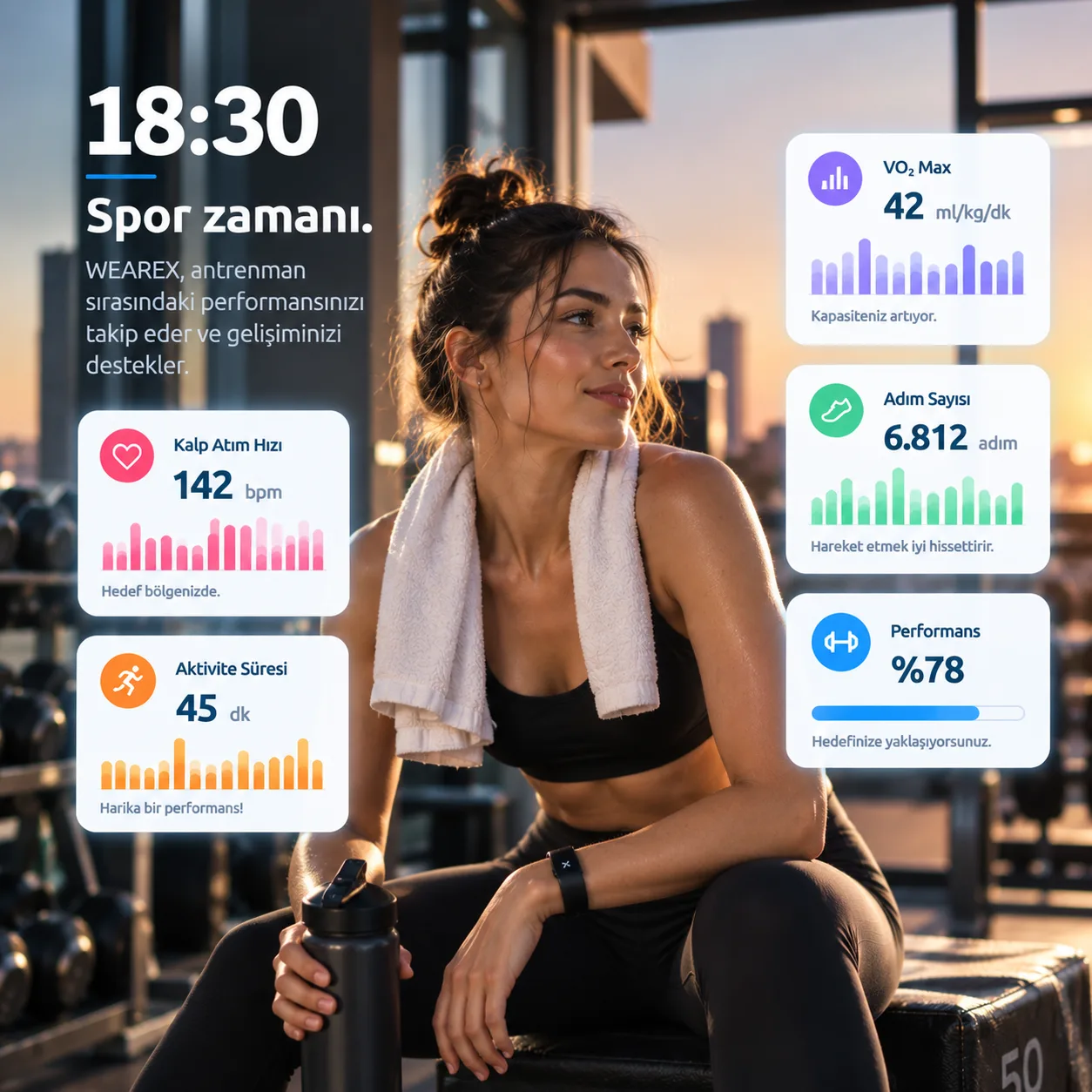 18:30 - WEAREX ile spor performansı ve VO2 Max takibi