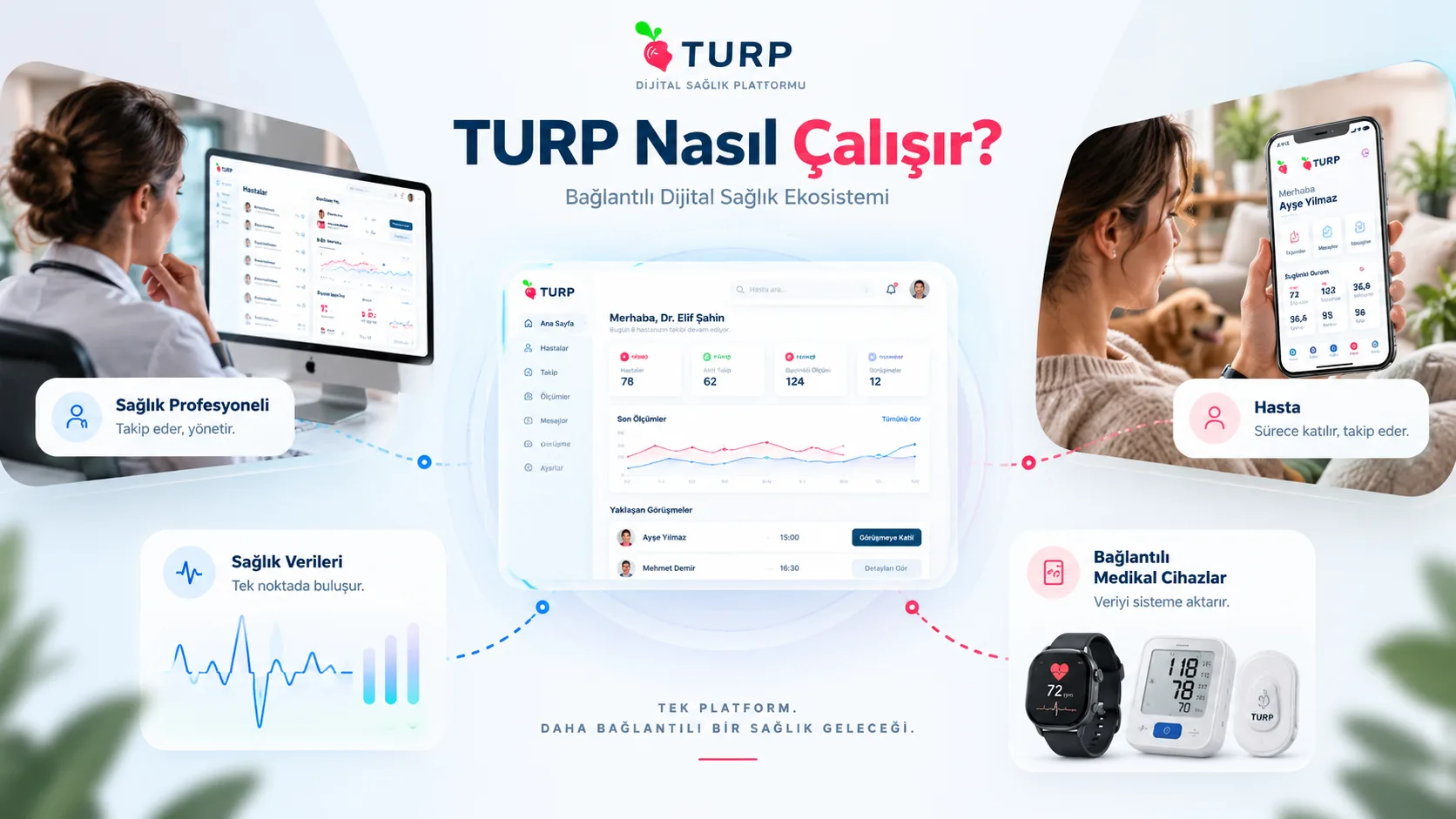 TURP Nasıl Çalışır? Bağlantılı Dijital Sağlık Ekosistemi